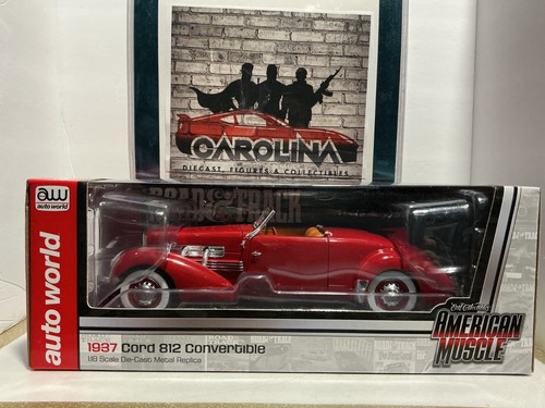 [115081.] 1:18 AUTO WORLD- 1937 CORD 812 CONVERTIBLE