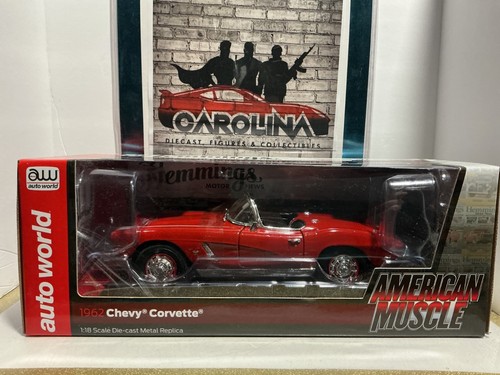 1:18 AUTO WORLD- 1962 CHEVY CORVETTE