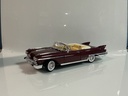 1/18 MOTORMAX 1958 CADILLAC ELDORADO PURPLE ON TAN
