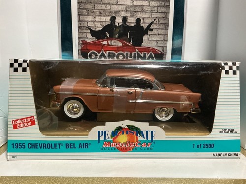 [115057.] 1:18 PEACH STATE 1955 CHEVROLET BEL AIR- [BROWN][DAMAGED BOX]