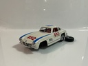 1/18 BURAGO 1954 MERCEDES 300 SL WHITE ON RED [DAMAGED]