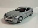 1/18 MAISTO 2003 MERCEDES MCLAREN SLR SILVER ON RED