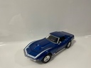 1/18 HOT WHEELS 1969 CHEVROLET CORVETTE STINGRAY BLUE ON BLACK