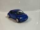 1/18 BURAGO 1998 VOLKSWAGEN NEW BEETLE MADE IN ITALY BLUE ON GRAY