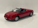 1/18 MAISTO ALFA ROMEO SPIDER RED ON BLACK