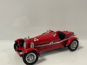 1/18 BURAGO ALFA ROMEO 2300 MONZA 1934 RED ON BLACK “ MISSING WINDSHIELD “