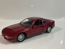 1/18 MAISTO BMW 850I RED ON BLACK