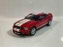 1/18 SHELBY COLLECTIONS 2007 SHELBY G.T. 500 RED/WHITE ON BLACK/RED