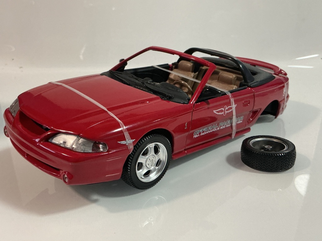 1/18 JOUEF EVOLUTION MUSTANG 94 OFFICIAL PACE CAR [TIRE LOOSE]