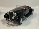 1/18 SOLIDO FORD V8 BLACK ON BROWN