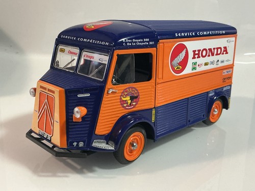 [119220.] 1:21 SOLIDO CITREON HY 1962 HONDA ORANGE / BLUE