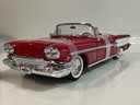 1/18 ROAD SIGNATURE 1958 BONNEVILLE RED ON WHITE