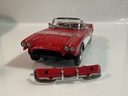1/18 ERTL 1962 CORVETTE JUNKYARD PARTS RED ON BLACK