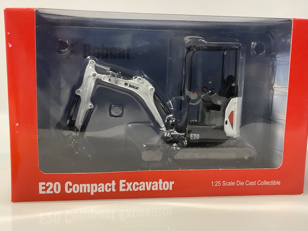 [112163.] 1/25 BOBCAT E20 COMPACT EXCAVATOR WITH CANOPY 