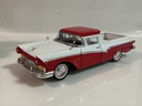 1/18 ROAD LEGENDS 1957 FORD RANCHERO RED / WHITE ON WHITE