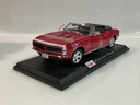 1/18 MAISTO 1967 CHEVROLET CAMARO SS CONVERTIBLE RED ON BLACK
