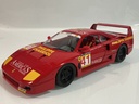 1/18 BURAGO 1987 FERRARI F40 RED ON GREY