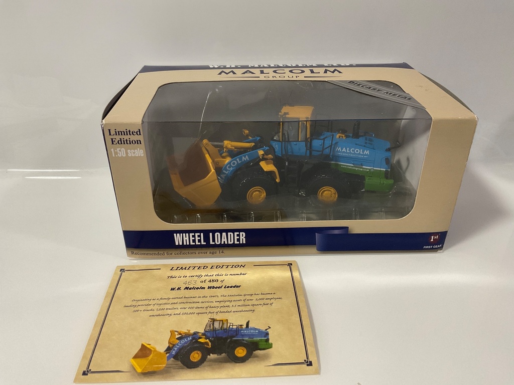 [112199.] 1/50 1ST GEAR W.H. MALCOLM GROUP WHEEL LOADER 