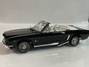 1/18 MOTORMAX 1964 1/2 MUSTANG BLACK ON WHITE [DRIVER SIDE TRIM DAMAGE]