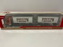 1/64 FIRST GEAR INTERNATIONAL 8600 WITH 2 PUP TRAILERS PRESTON 69-0019