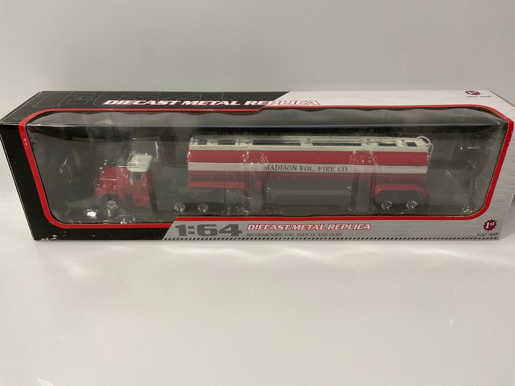1/64 FIRST GEAR MACK DAY CAB WATER TANKER MADISON VOLUNTEER FIRE 60-0289