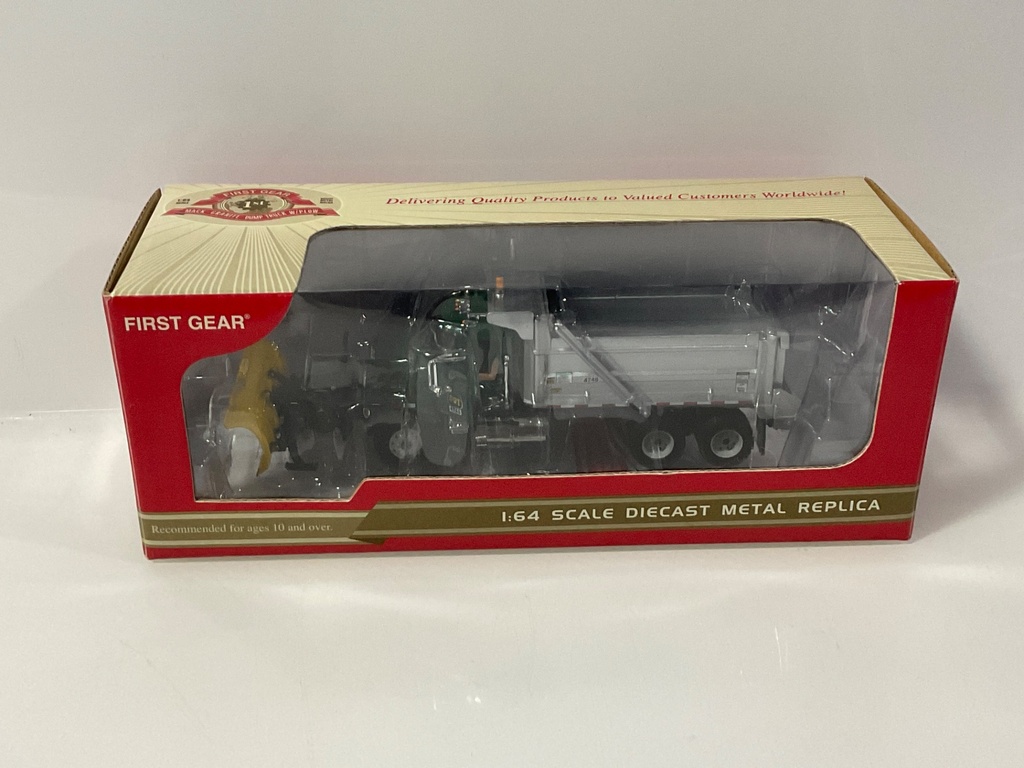 1/64 FIRST GEAR DOT 69-0112 DUMP TRUCK W/ SNOW PLOW 