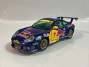 1/18 SUN STAR PORSCHE 911 GT 3R #7 BLUE ON WHITE [RASHING ALL OVER CAR]