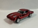 1/18 ERTL 1963 CHEVROLET CORVETTE METALLIC SHINY RED ON BLACK