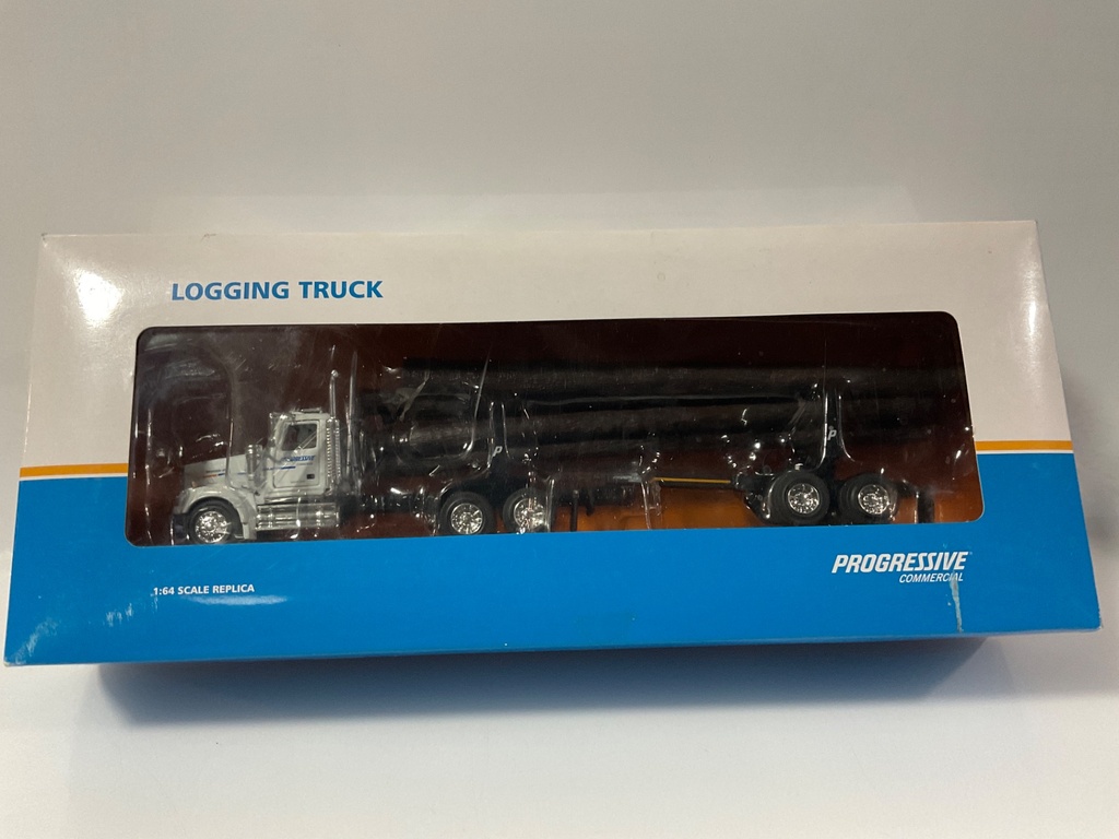 1/64 PROGRESSIVE LOGGING TRUCK 