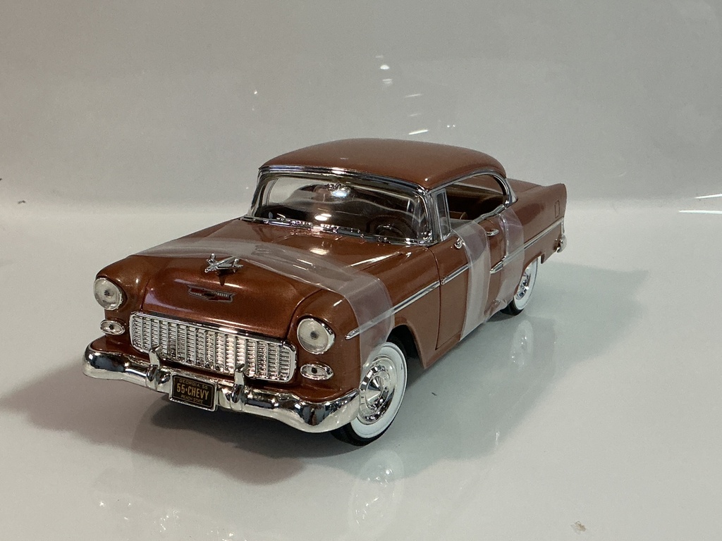 [119626.] 1/18 ERTL 1956 CHEVROLET BEL AIR BROWN ON BROWN