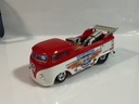 1/18 HOTWHEELS CUSTOMIZED VW DRAG TRUCK RED / WHITE 