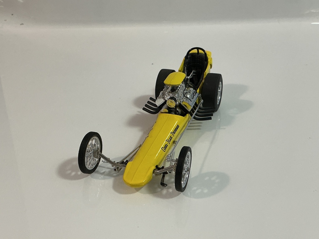 1/18 1320 INC #3221 YELLOW GREER BLACK PRUDHOMME [BROKEN TIRE AXEL]