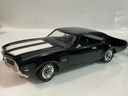 1/18 ERTL 1969 PONTIAC GTO JUDGE BLACK / WHITE