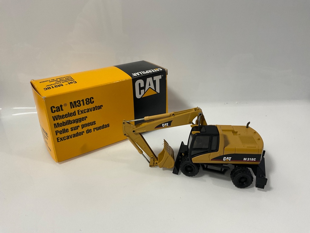 1/50 NZG CAT M318C WHEELED EXCAVATOR 