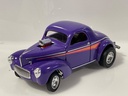 1/18 ROAD LEGENDS 1941 WILLYS PURPLE ON TAN
