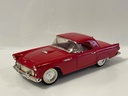 1/18 1955 THUNDERBIRD RED ON RED/WHITE MISSING MIRROR