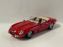 1/18 BURAGO JAGUAR E 1961 RED ON TAN