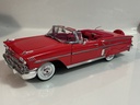 1/18 MOTORMAX 1958 CHEVROLET IMPALA RED ON RED