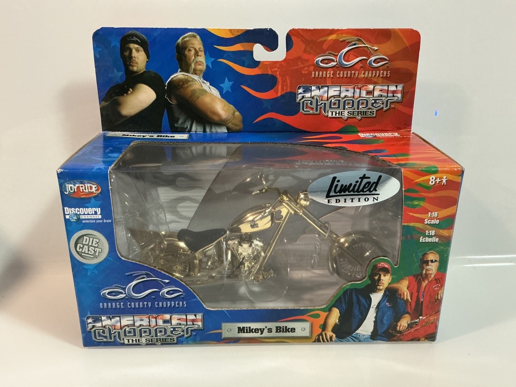 1/18 JOYRIDE AMERICAN CHOPPERS LIMITED EDITION MIKEY’S BIKE 