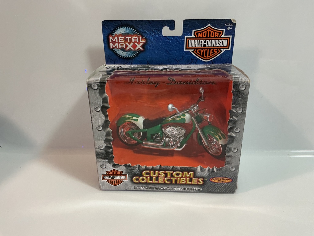 [115499.] 1/18 METAL MAX SPIN MASTER / HARLEY DAVIDSON FLSTF FAT BOY