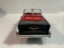 1/18 1957 CHEVY BEL AIR “DICE ON REAR VIEW” BLACK WITH REAL WHITE