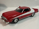 1/18 ERTL STARSKY AND HUTCH FORD 1976 GRAM TORINO RED / WHITE