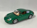 1/18 BURAGO 1997 PORSCHE 911 CARRERA GOLD COLLECTION GREEN ON TAN